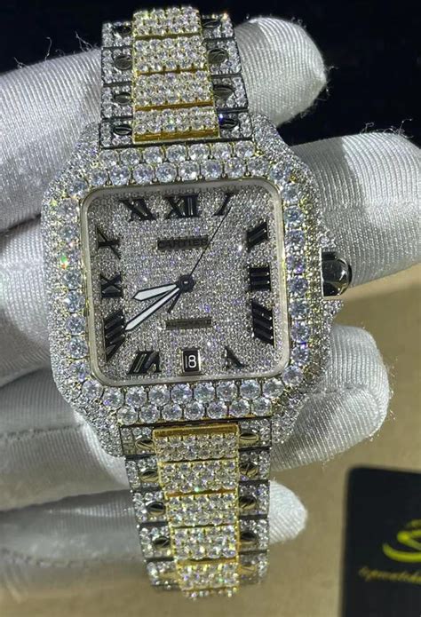 fake cartier watch bust down|fully iced out watches.